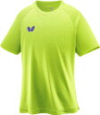 バタフライ(Butterfly) 卓球 半袖Tシャツ ウィンロゴ・TシャツII 男女兼用 ライム(107) M 46420