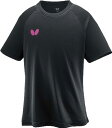 バタフライ(Butterfly) 卓球 半袖Tシャツ ウィンロゴ・TシャツII 男女兼用 ブラック/ロゼ(912) L 46420