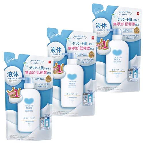 カウブランド 無添加 ボディソープ 詰替用3P