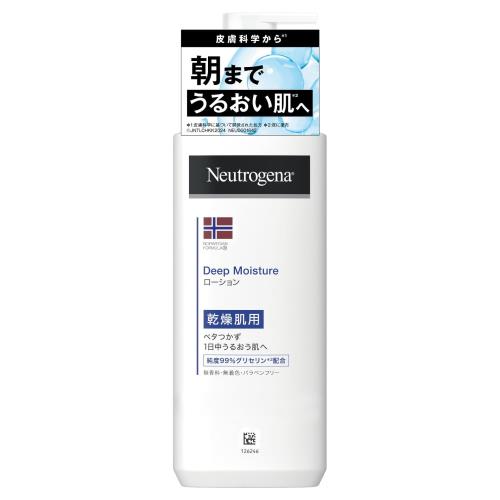 Neutrogena(ニュートロジーナ) ノルウェーフォーミュラ ディープモイスチャー ボディミルク 乾燥肌用 無香料 250ml リキッド べたつかない 夏