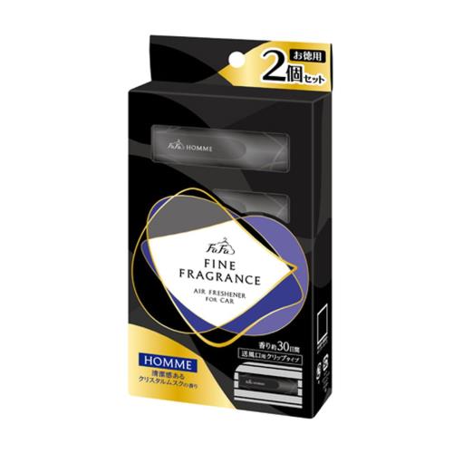 ファーファ FaFa FINE FRAGRANCE ファインフレグランス 車用 芳香剤 オム HOMME 2個入 クリップタイプ(4)
