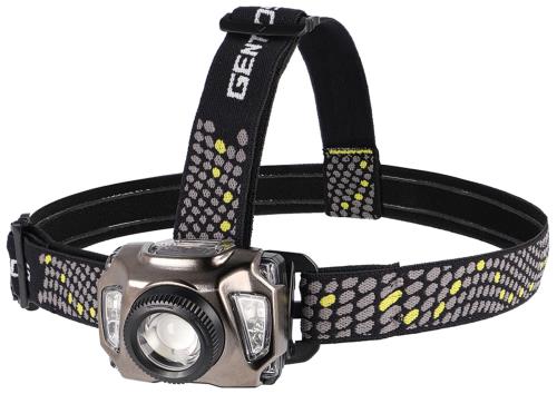 GENTOS(ジェントス) LED ヘッドライト USB充電式 明るさ670ルーメン/実用点灯2.5時間/耐塵/防滴 専用充電池または単4形電池3本(別売り)使用 アクスレイ AR-100H