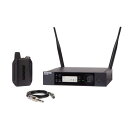 SHURE GLX-D14R+ハーフラック型受信機付楽器用ワイヤレスシステム TA4F、ミニXLR接続 ハーフラック型受信機・ベルトパック送信機セット(マイクな...