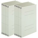 プラス PPフラットファイル A4 縦 グレー 10冊 No.121P 98-299×10