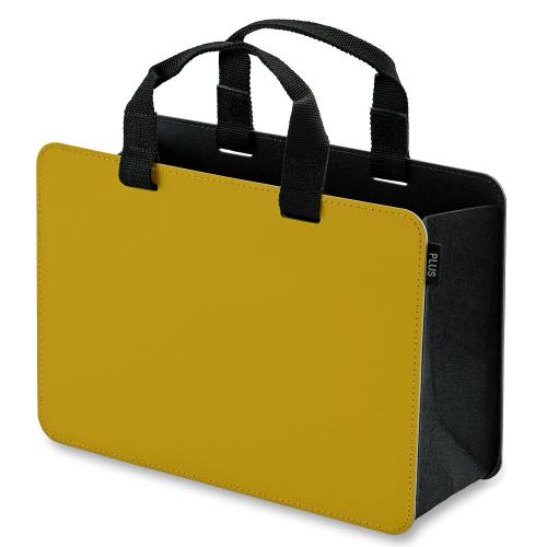 PLUS(プラス) プラス モバイルバッグ モバイルバッグ+ ワイドタイプ イエロー FL-102MB 91-462
