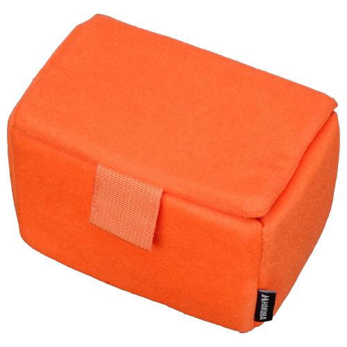 HAKUBA カメラバッグ インナーソフトボックス 100 オレンジ 取外し可能なフタ付き KCS-39-100OR