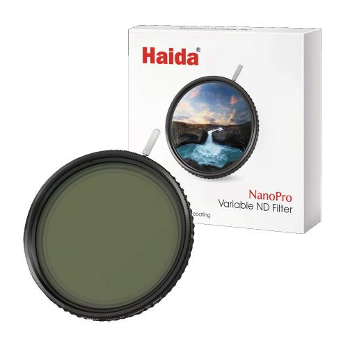 Haida(ハイダ) 可変NDフィルター ナノプロ バリアブル ND フィルター 52mm HD4221 ND12-400(4段~9段)減光 光学ガラス使用 撥水・防汚ナノコーティング 国内正規品 紅葉