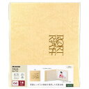 ハクバ HAKUBA 普通台紙 No.718 AZ 6切サイズ 1面 (ヨコ) クリーム 革調エンボスの表紙を使用したベーシックな写真台紙 AMZM718-6Y-1 4977187002997