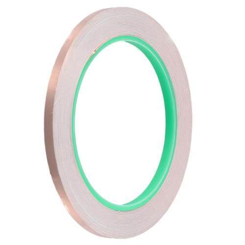 YFFSFDC 銅箔テープ 両面導電性 導電テープ 銅箔テープ アルミテープ 静電気除去 電磁波シールド ギター/電子部品/屋根の修理用 (幅3mm×長さ20m)