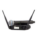 SHURE GLX-D24+/BETA58Aボーカル・ワイヤレスシステム BETA58 ワイヤレスハンドヘルドマイク テーブルトップ型受信機 ハンドヘルドマイク...