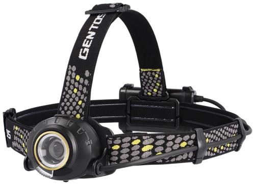 GENTOS(ジェントス) LED ヘッドライト USB充電式 明るさ630ルーメン/実用点灯8時間/後部認識灯 専用充..