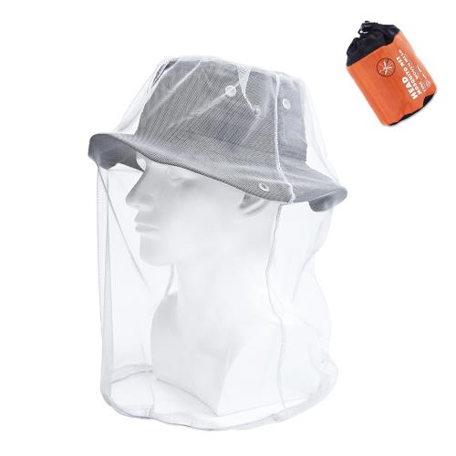 サムコス アウトドア 虫除け ネット 収納ポーチ付き 蚊よけ メッシュ 防虫 ヘッドネット カバー ヘッドウェア ポータブル モスキート ガード シールド 羽虫 フェイスカバー 頭 顔 虫対策 釣り 庭園作業 園芸 農作業 山登り ハイキング (ホワイト)