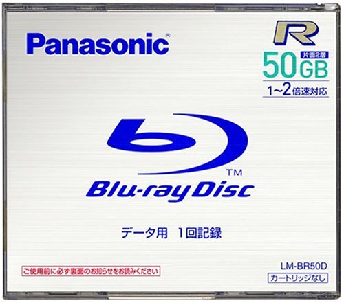 パナソニック データ用 2倍速 追記型 ブルーレイディスク 片面2層 50GB LM-BR50D