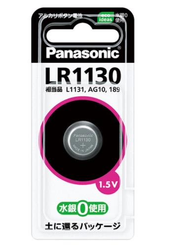 パナソニック アルカリボタン電池 1.5V 1個入 LR1130(2)