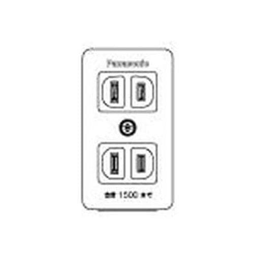 パナソニック(Panasonic) ベターテーブルタップ 3コ口 ブラック WH2163KB