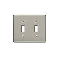 パナソニック(Panasonic) 埋込スイッチ新金属プレート2連 WS9562