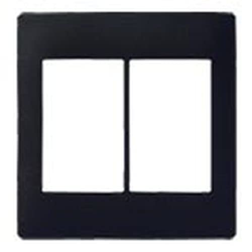 パナソニック(Panasonic) アドバンスシリーズ スイッチプレート 2連用 マットブラック WTA7102BK