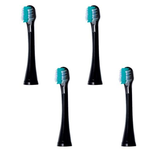 パナソニック 替えブラシ イオン用密集極細毛ブラシ 2本入り(識別リング4色入)×2セット(計4本) EW0913-K-2SET 黒メール便