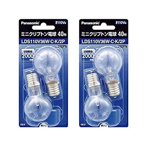 ѥʥ˥å ߥ˥ץȥŵ 110V 40W(36W) E17 35mm ꥢ 2 LDS110V36WCK2P (2...