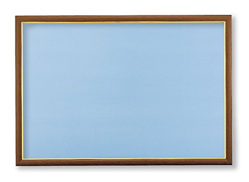 ビバリー 日本製 壁かけひも付 木製ゴールドモール付パズルフレーム ウォールナット(茶色) UVカット仕様/工具不要 ゴールドモール木製パネル 26×38cm(パネル3) ジグソーパズルフレーム 額縁 MP031L