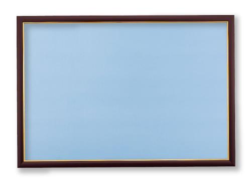 ビバリー 日本製 壁かけひも付 木製ゴールドモール付パズルフレーム 38×53cm(パネル5-B) ブラウン(こげ茶) UVカット仕様/工具不要 ゴールドモール木製パネル ジグソーパズルフレーム 額縁 MP054T