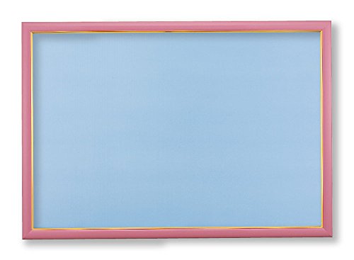 ビバリー 日本製 壁かけひも付 木製ゴールドモール付パズルフレーム ピンク UVカット仕様/工具不要 ゴールドモール木製パネル 26×38cm(パネル3) ジグソーパズルフレーム 額縁 MP031P