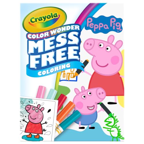 Crayola Color Wonder Coloring Pad Markers-Peppa Pig -75-70000