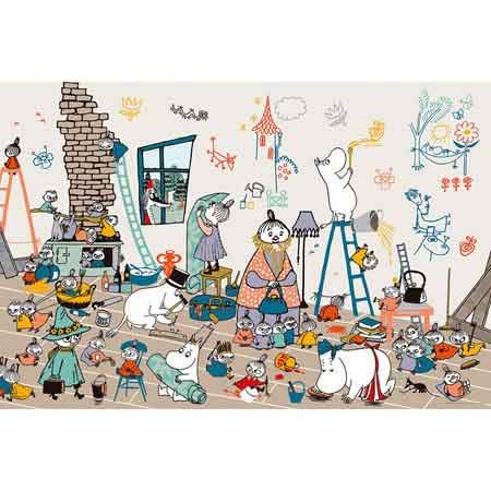 1000ԡ ѥ MOOMIN Ȥ򤿤Ƥ褦 (50x75cm)
