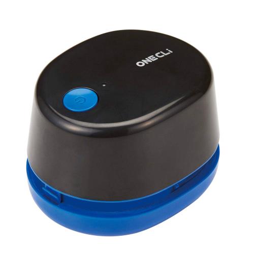 クツワ 卓上掃除機 ワンクリ 充電式 ブラック RE039BK