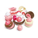 Hape(ハペ) おままごとデザートセット(いちご) 30×24×7cm 3才以上 木製 おままごと おもちゃ E3194