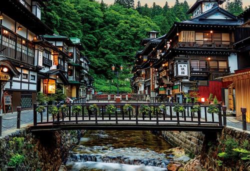 日本製ビバリー 1000マイクロピース ジグソーパズル 銀山温泉（26×38）1000M-013