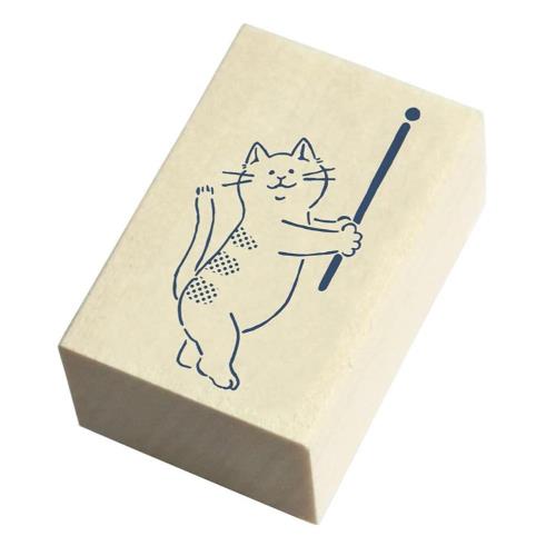 ビバリー ハンコ スタンプ ますてのあいぼう ねこ TSW-085