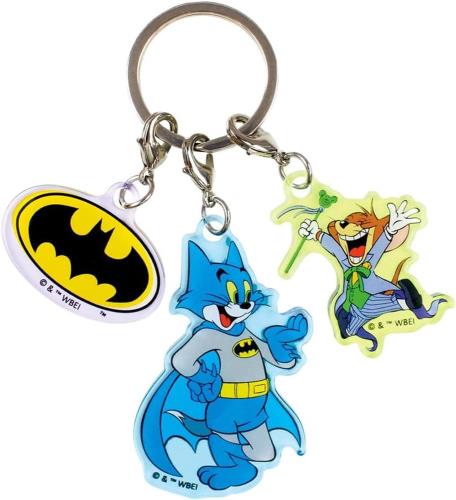 Character Wear - ティーズファクトリー トムとジェリー 3チャームキーホルダー マッシュアップ バットマン TJ-5541778BM