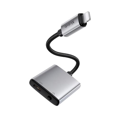 Mcdodo 2in1 i-Phone ۥѴץ (饤ȥ˥ to 饤ȥ˥ + DC 3.5mmǥå) ...