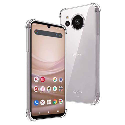 б AQUOS sense7 SH-53C / SHG10   ե  Ʃ TPU ݸС ꥢ AQUOS s...
