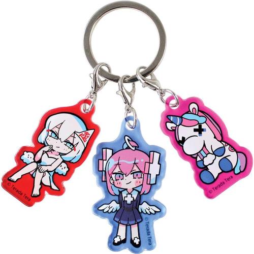 ティーズファクトリー 寺田てら3チャームキーホルダーTeradaTera′sWor TD-5546360TW