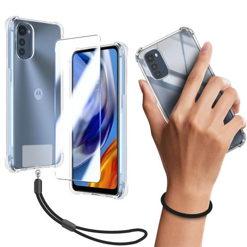 Rakuten - 対応 Motorola Moto E32s ケース クリア ケース Motorola Moto E32s カバー TPU 保護ケース カバー背面 + Motorola Moto E32s ガラスフィルム Motorola Moto E32s フィルム 日本旭硝子製 フィルム Moto E32s 強化ガラス 硬度9H 高透過率 飛散防 強化ガラス
