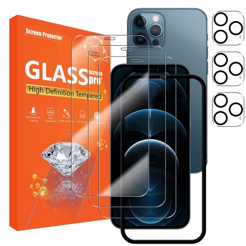 seninhi [3+3ѥå] iPhone 12 Pro ꡼ץƥ 3ѥå + 󥺥ץƥ 3ѥå ...