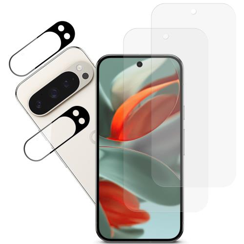 KPNS 饹ե Google Pixel 9 Pro  ɻ (2)饹ե + (2)ե ܰ...