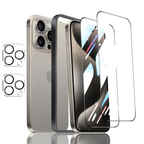 б iPhone 15 Pro ե դ 2* iPhone15 pro 饹ե + 2* iPhone15 pro...