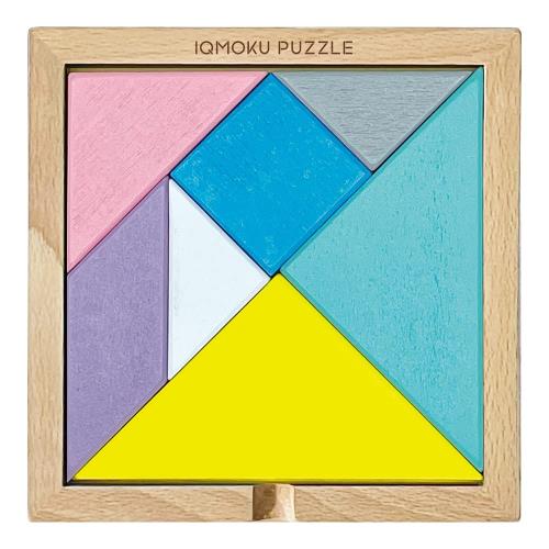 デビカ トレーニングパズル イクモク 図形パズル 7ピース 木製 113015