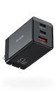 Mcdodo 67W 急速充電器 USB-C充電器 PD充電器 3ポート(USB-C*2 各67W USB-A 22.5W) 第5世代GaN窒化ガリウム&Piチップ採用 折り畳みプラグ iPhone 16 充電器 Type-C 充電器 MacBook iPad iPhone Xperia Galaxy Android その他USB機器対応 PSE技術基準適合