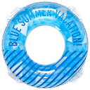 イガラシ 100cm浮き輪 ブルーラインウキワ ロープ付き RLC-105V