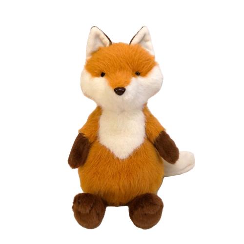 乐天商城 - サンアロー(Sun Arrow) Belly fur キツネ ぬいぐるみ K-9513 H24.5×W16.5×D25cm
