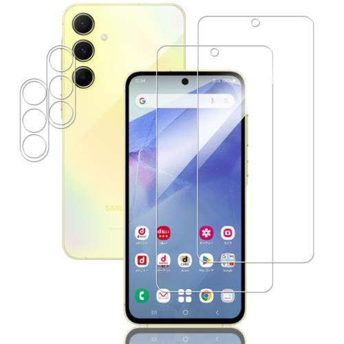 KPNS 饹ե Galaxy A55 5G SC-53E SCG27  (2)饹ե + (2)ե ...