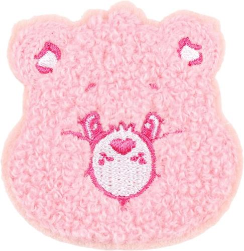 ティーズファクトリー ケアベア モコモコ刺繍ステッカー ラブアロットベア CB-5546059LA