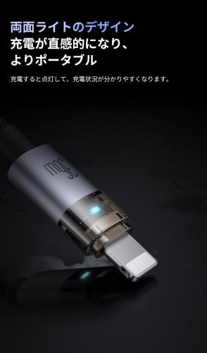 Mcdodo USB-C to �饤�ȥ˥󥰥����֥� PD 36W��®���� i-Phone 14/13/12/11/XS/XR/SE i-Pad i-Pod Air-Pods�ʤ��б� ��®�ǡ���ž�� Carplay�б� Ʃ�����Τ���ǥ����� LED�饤����� ����߹�⳰�� ����̩�ʥʥ������Ԥ� ���ӥ����� Type-C to �饤�ȥ˥󥰥����֥� 1.2m