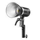 GodoxGodox ML60 手持ち式LEDビデオライト 60W 5600K 昼光バランス 撮影補助光 CRI96 TLCI97 16グループ32チャネル99ID 8つのプリセットFX照明効果 静音ファンモード デュアルパワーソリューション(2)