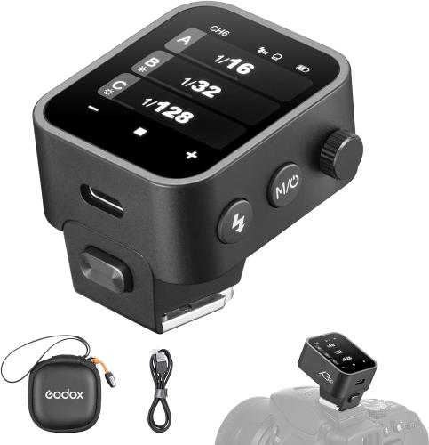 Godox X3-S 磻쥹եåȥꥬ OLEDå꡼ ż USB-C åեåȥۥåȥ塼 Godox 2.4G X 磻쥹ƥ¢ 1/8000s HSS TTL TCM ǽ Ŭޡդ ˡ