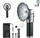 Godox&日本語取扱説明書Godox Lux Master TTL レトロカメラフラッシュ タッチスクリーン操作 6000K±300k 色温度 GN25 460 フルパワー S1/S2 光制御 Type-C 充電 富士フイルム、キヤノン、ニコン、オリンパス、ソニーカメラ用
